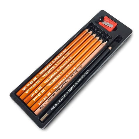 Shop Generals Charcoal Pencil Set 8pc Australia Art Supplies Articci