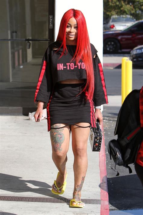 blac chyna s tiny waist is on full display in a barely there top
