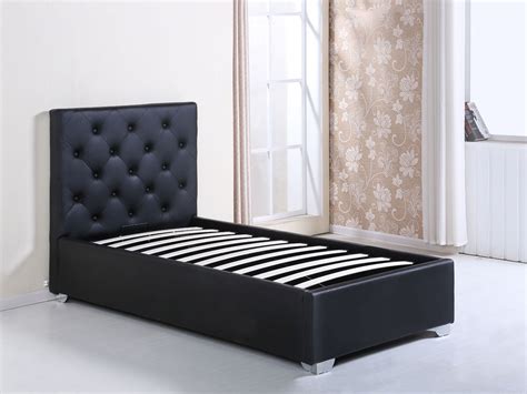 Faites confiance à nos installateurs professionnels : Lit coffre " Tino " 90 X 190 cm - Noir 92653 92655