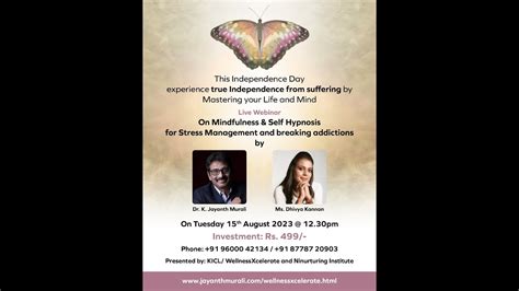 On Mindfulness & Self Hypnosis for Stress Management and Breaking