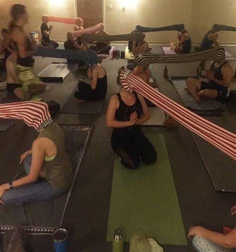 Yoga Class Is Using Something Called An Experience Tube Which