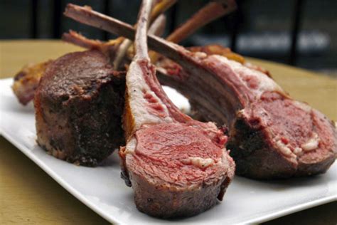 A rack of lamb is seared, and encrusted with dijon mustard and garlic and rosemary flavored bread the best grilling recipes for beginner cooks. Lamb Racks - Frenched - Blooms Imports