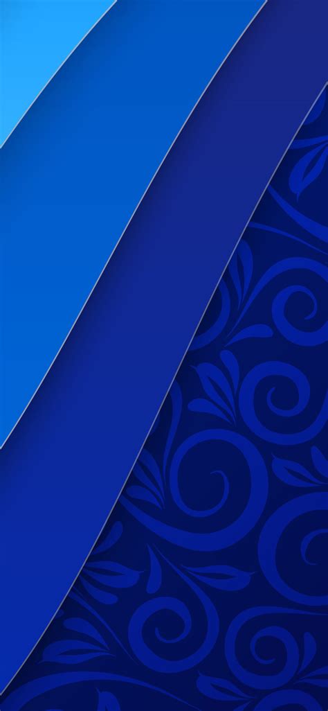 1125x2436 Blue Flower Texture 4k Iphone Xsiphone 10iphone X Wallpaper
