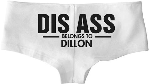 Dis Ass Belongs To Dillon Sexy Panties Low Rise Cheeky Underwear At