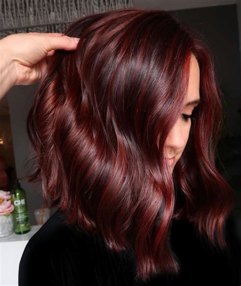 20 Splendid Dark Red Hair Color Ideas The Right Hairstyles Deep Red