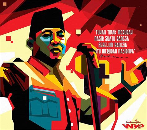 Ir Soekarno In WPAP By Ihsanulhakim HD Wallpaper Pxfuel