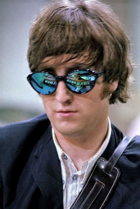 john lennon with sunglasses by bob whitaker 1965 john lennon john lennon beatles beatles john