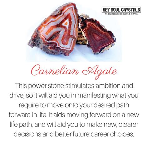 Carnelian Agate Crystal Meaning. #crystalmeanings crystal meanings and uses | Crystal meanings ...