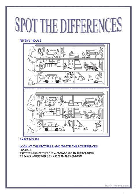 Spot The Difference Printable Spot The Difference Printable