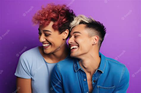 Premium Ai Image Generative Ai Illustration Of Lgbt Lesbian Couple