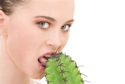 Woman Licking A Cactus Bored Panda