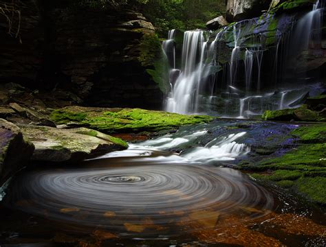 Time Lapse Photography Of Waterfalls Hd Wallpaper Wallpaper Flare