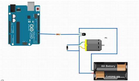 How To Control A Dc Motor With An Arduino Uno Board And A Transistor