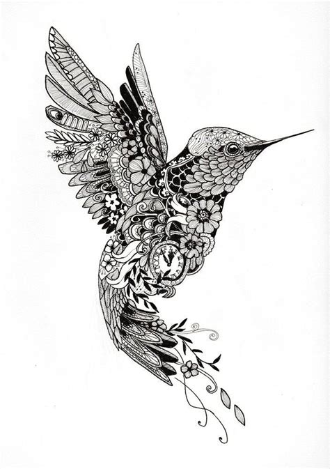 Download Znalezione obrazy dla zapytania hummingbird flower tattoo ...
