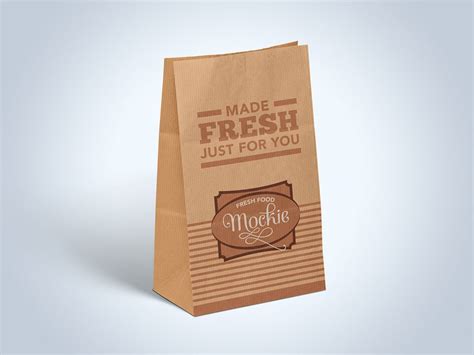 Download Kraft Paper Take Away Packaging Mockup - Free Mockups