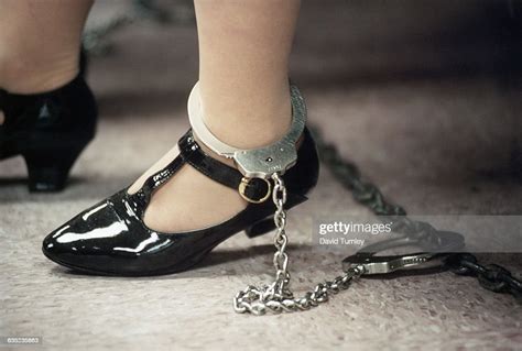 A Leg Shackle Restrains A Colombian Woman Caught Trying To Enter The