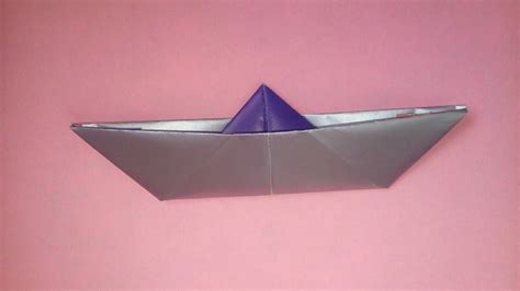 Кораблик Оригами Как сделать кораблик из бумаги Origami Youtube