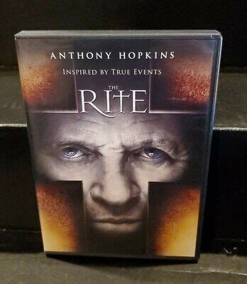 The Rite DVD Widescreen 2011 Anthony Hopkins Possession Horror Movie