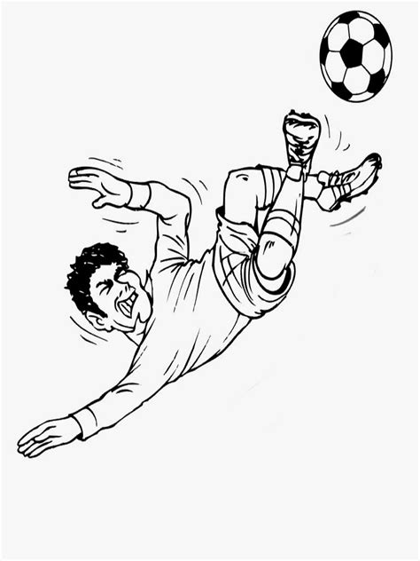 Printable Soccer Player Coloring Pages | Realistic Coloring Pages