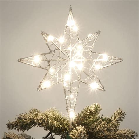 Christmas Tree Star Topper Lighted Bethlehem Star Tree Topper