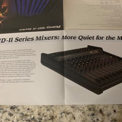 Peavey Md Ii Series Brochure Spacetone Music Reverb