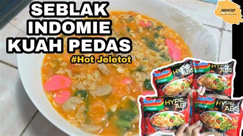 Ada yang berkuah, ada yang tidak. Resep seblak indomie kuah pedas - YouTube