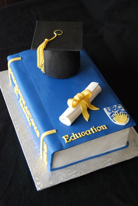 I love the simplicity and colours of this design. Graduation Book Cake - CakeCentral.com