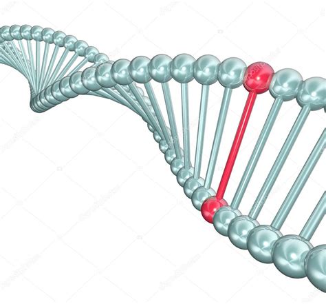 Dna Helix Illustration One Different — Stock Photo © Iqoncept 2076222