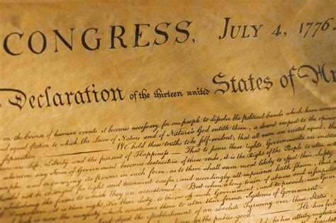Action of second continental congress, july 4, 1776 the unanimous declaration of the thirteen united states of america. 1776: United States Declaration of Independence - Free ...