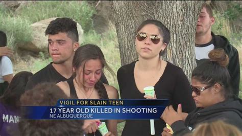 vigil held for 17 year old killed in shooting