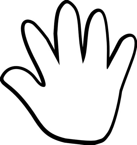 Handprint Coloring Page - dunanal