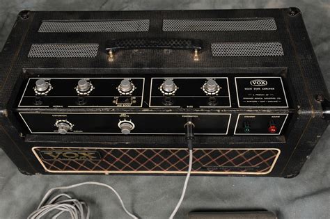 Vintage Vox Bass Amps Artist 2x12 Inch Item 1555 Build 1973 A 1257