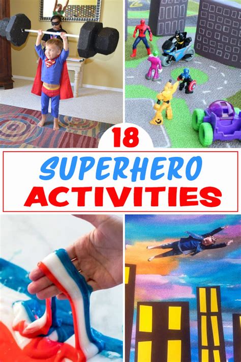 18 Superhero Activities For Kids To Conquer The World Shop Just