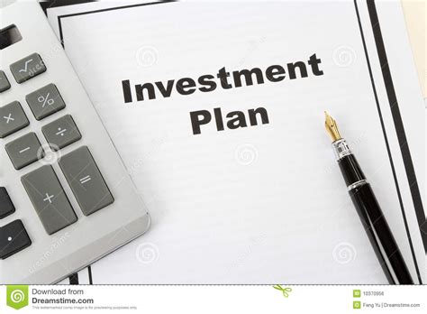 After you research your investment strategy and formulate a plan, you can begin executing trades with confidence. Investment Plan stock photo. Image of plan, paper ...
