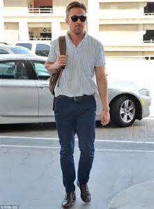 Hunky Ryan Gosling Causes A Stir As He Arrives At Lax To Catch A Flight
