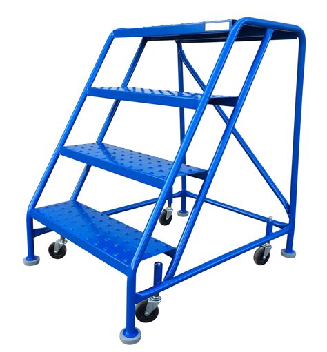 Ladder Canway Mobile Ladder Stand No Handrail 4 Step Hansler