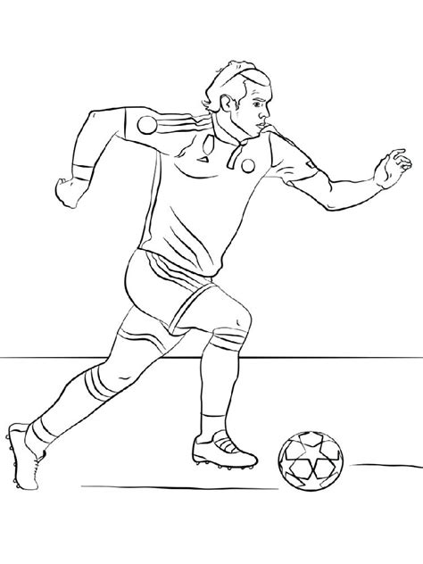 Footballer Drawing At Getdrawings Free Download
