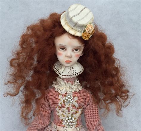 ooak doll clay doll collecting doll paper clay doll artdoll air dry clay doll human figure