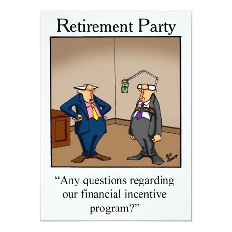 Retirement Humor Party Invitations Spectickles