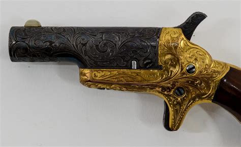 Colt Rd Mod Derringer Gold Engraved Online Gun Auction