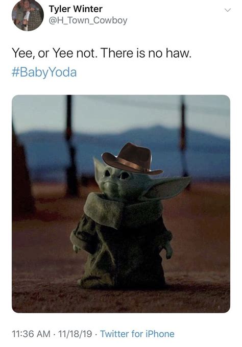 Cute Baby Yoda Memes Because The Internet Cant Even Funny Babies