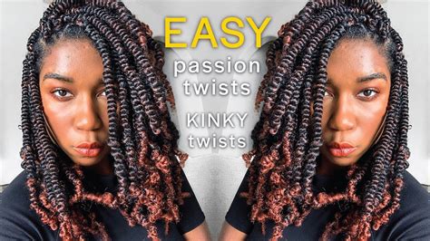 See more ideas about natural hair styles, hair styles, twist hairstyles. EASY PASSION SPRING TWISTS | NO Crochet NO Rubber Band ...