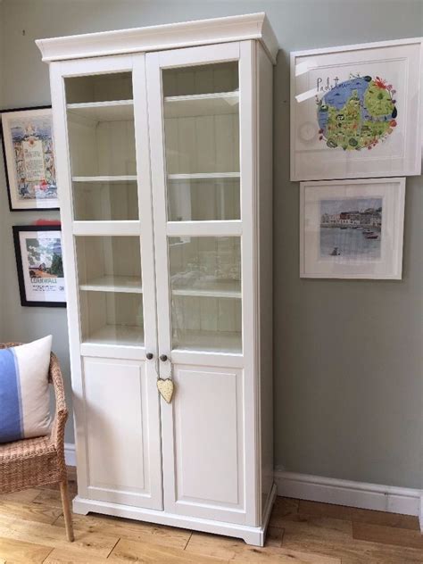 Ikea Liatorp Bookcase Living Room Shelves Bookcase With Glass Doors