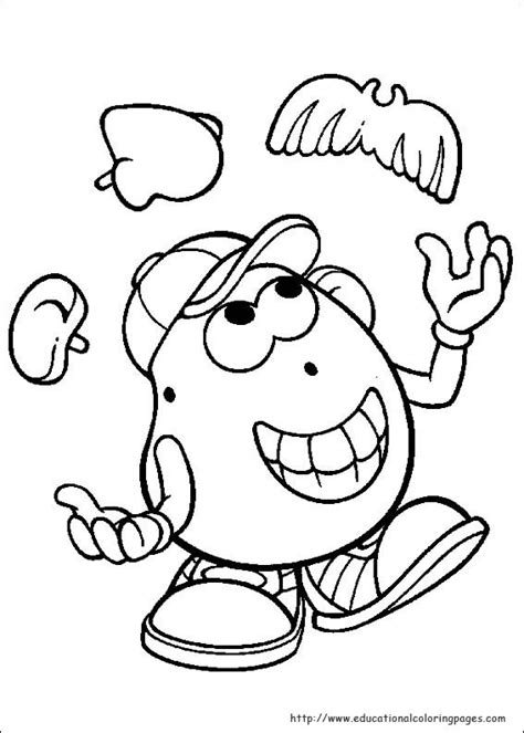 Pick up your colored pencils and start coloring right now! Mr Potato Head coloring page | Mr Potato Head Party ...