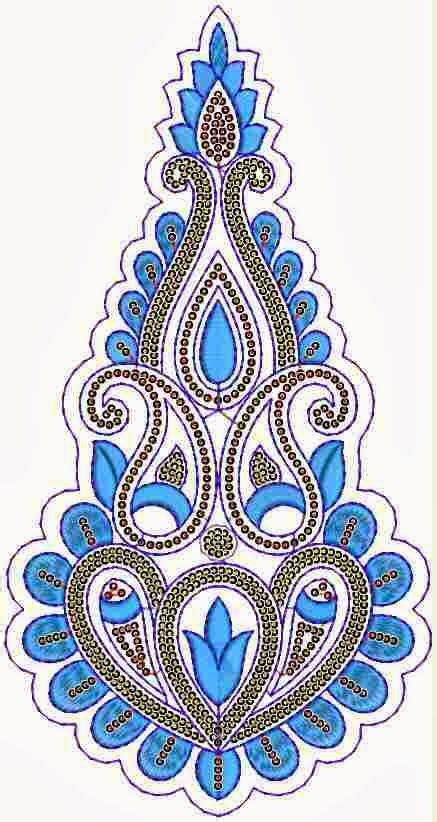 Decorative Embroidery Cording Patches Designs | Border embroidery designs, Embroidery designs ...