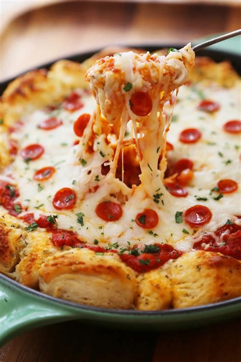 Cheesy Deep Dish Pepperoni Pizza Bites The Comfort Of Cooking