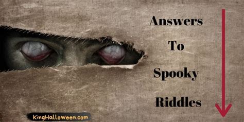 Scary Riddles King Halloween
