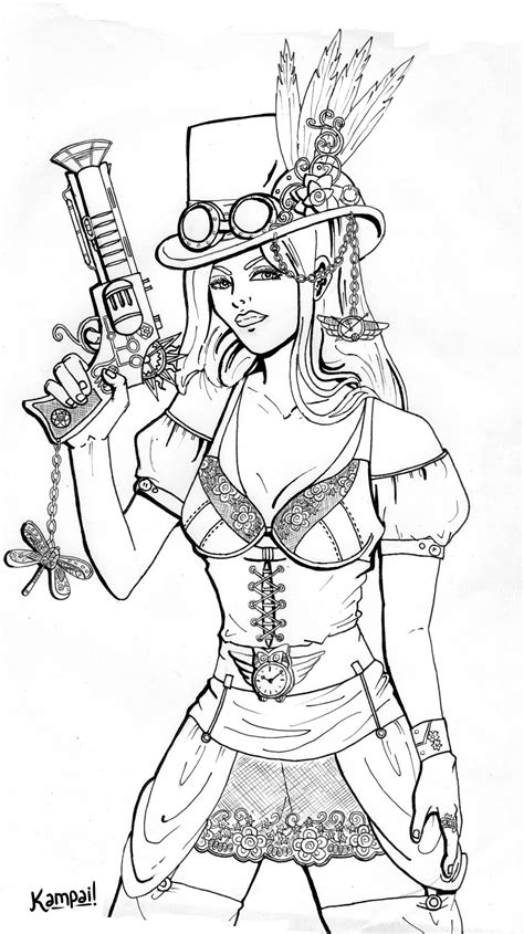 Steampunk Girl By Kampaigroup On Deviantart