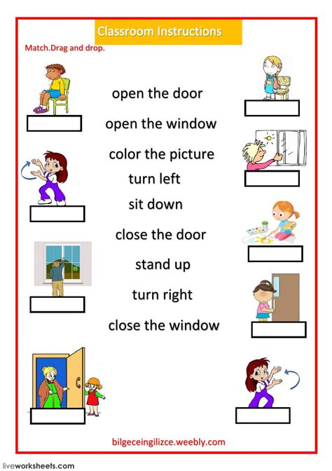 Get 10 Directions In English Worksheet Wallpaper Small Letter Worksheet