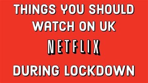 I keep going back to it, as one of the greatest and influential films in the gangster genre, just to watch the performances of the ensemble cast of marlon brando and al pacino. TV Shows to Watch on UK Netflix during lockdown - YouTube